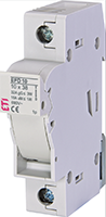 1 Pole, 10 x 38 mm Fuse Size, and 18 to 8 AWG Wire Size Fuse Holder (E2540001)