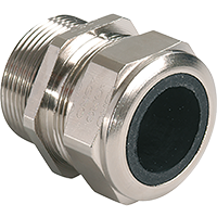 1.25 mm Pitch Thread and 10 mm Thread Length Metric Cable Gland for 3.0 to 5.0 mm Diameter Cable