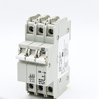 3 Pole, 39 mm Width, and 2 A AC UL-1077 Circuit Breaker