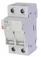 2 Pole, 10 x 38 mm Fuse Size, and 18 to 8 AWG Wire Size Fuse Holder