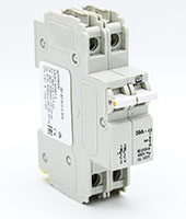 2 Pole, 26 mm Width, and 30 A AC UL-1077 Circuit Breaker
