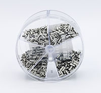 0.5 to 2.5 mm² Wire Size Uninsulated Wire Ferrule in Assortment Box