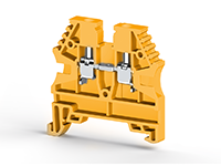5.00 mm Width and 44.20 mm Height Yellow Terminal Block