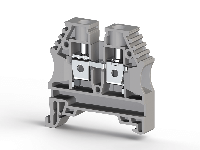 8.00 mm Width and 44.20 mm Height Gray Terminal Block