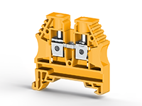 8.00 mm Width and 44.20 mm Height Yellow Terminal Block