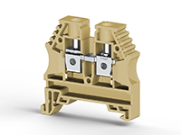 8.00 mm Width and 44.20 mm Height Beige Terminal Block