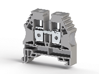 10.00 mm Width and 44.20 mm Height Gray Terminal Block