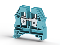 10.00 mm Width and 44.20 mm Height Blue Terminal Block