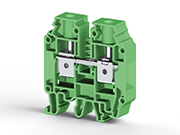 12.00 mm Width and 52.80 mm Height Green Terminal Block