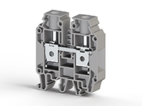 12.00 mm Width and 52.80 mm Height Gray Terminal Block