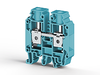 12.00 mm Width and 52.80 mm Height Blue Terminal Block