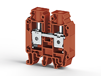 12.00 mm Width and 52.80 mm Height Red Terminal Block