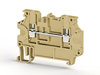 5.00 mm Width and 58.00 mm Height Beige Terminal Block