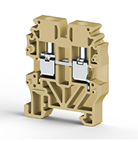 5.00 mm Width and 27.00 mm Height Beige Terminal Block