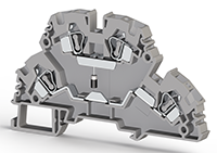 6.00 mm Width and 90.30 mm Height Gray Terminal Block (KL318129)