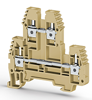6.00 mm Width and 64.00 mm Height Beige Terminal Block (KL319100)
