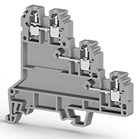 6.00 mm Width and 74.30 mm Height Gray Terminal Block (KL324409)
