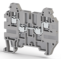 5.00 mm Width and 57.83 mm Height Gray Terminal Block