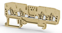5.00 mm Width and 81.40 mm Height Beige Terminal Block (KL326100)