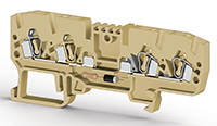 5.00 mm Width and 81.40 mm Height Beige Terminal Block (KL326310)