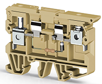 8.00 mm Width and 60.00 mm Height Beige Terminal Block (KL351220)