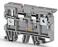 8.00 mm Width and 60.00 mm Height Gray Terminal Block (KL351519)