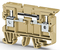 8.00 mm Width and 60.00 mm Height Beige Terminal Block (KL360110)