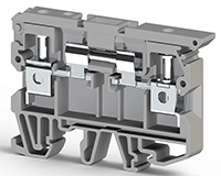 8.00 mm Width and 60.00 mm Height Gray Terminal Block (KL360119)