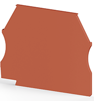 1.20 mm Width, 42.70 mm Height, and 34.00 mm Total Depth Red End Plate