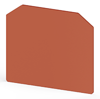 1.50 mm Width, 49.40 mm Height, and 40.30 mm Total Depth Red End Plate