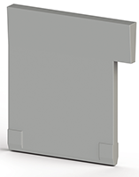 Gray Small Partition Plate