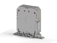 36.00 mm Width and 135.40 mm Height Gray Terminal Block