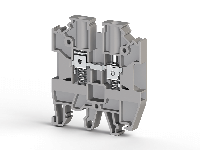 6.00 mm Width and 49.40 mm Height Gray Terminal Block