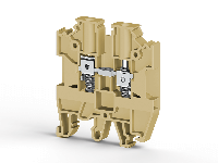 6.00 mm Width and 49.40 mm Height Beige Terminal Block