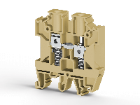 8.00 mm Width and 49.40 mm Height Beige Terminal Block