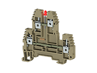 6.00 mm Width and 64.00 mm Height Beige Terminal Block