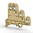 6.00 mm Width and 74.30 mm Height Beige Terminal Block