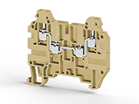 5.00 mm Width and 57.83 mm Height Beige Terminal Block