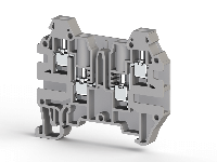6.00 mm Width and 57.83 mm Height Gray Terminal Block