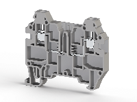 6.00 mm Width and 57.83 mm Height Gray Terminal Block