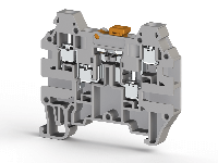 6.00 mm Width and 57.83 mm Height Gray Terminal Block