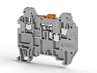 6.00 mm Width and 57.83 mm Height Gray Terminal Block