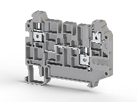 6.00 mm Width and 65.20 mm Height Gray Terminal Block