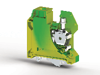 16.00 mm Width and 62.00 mm Height Yellow-Green Terminal Block