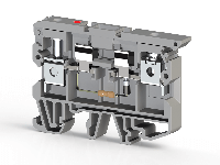 8.00 mm Width and 60.00 mm Height Gray Terminal Block