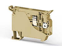 8.00 mm Width and 69.60 mm Height Beige Terminal Block