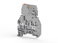 6.20 mm Width and 54.00 mm Height Gray Terminal Block