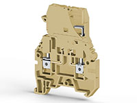 6.20 mm Width and 54.00 mm Height Beige Terminal Block