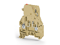 6.20 mm Width and 54.00 mm Height Beige Terminal Block