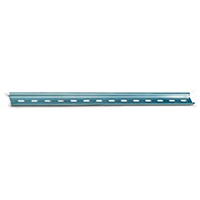 TS Series 35 x 7.5 mm Size and 1 m Length Slotted Aluminum DIN Rail